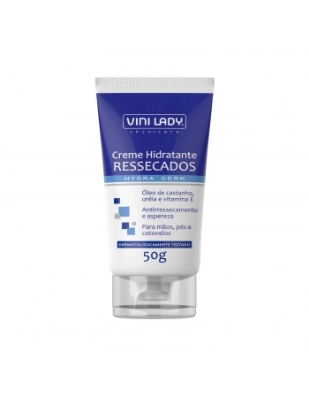 CREME HIDRATANTE HYDRADERM PARA ÁREAS RESSECADAS COM ÓLEO DE CASTANHA URÉIA E VITAMINA E 50G 50G