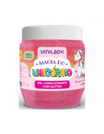 GEL MAGIA DO UNICÓRNIO COM GLITTER 220G