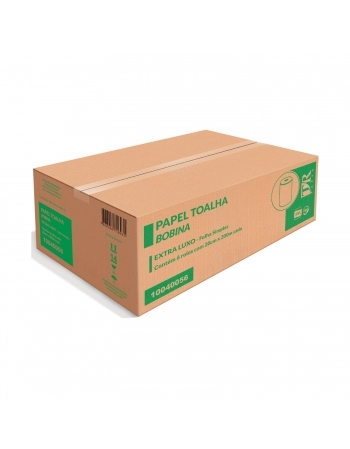 PAPEL TOALHA BOBINA EXTRA LUXO TR SOFT 20CMX200M 35G - IPEL PAPÉIS