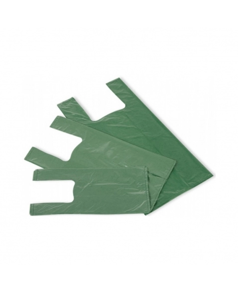 SACOLA RECICLADA VERDE BOMPRO 40X50CM 4KG